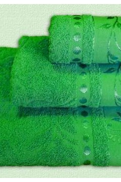 Набор махровых полотенец &quot;Жаккард Зеленый&quot;