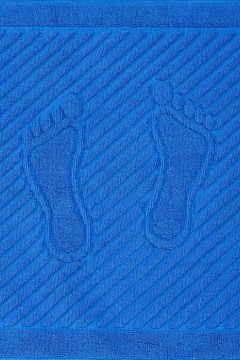 Полотенце махровое для ног синий