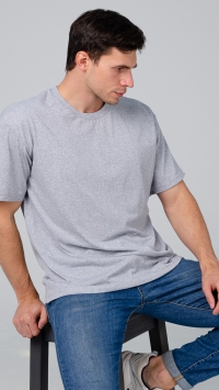 Классика М футболка оверсайз (серый)