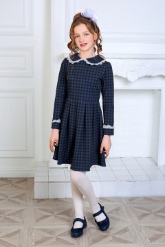 Школьное платье Ирина серое 10-55