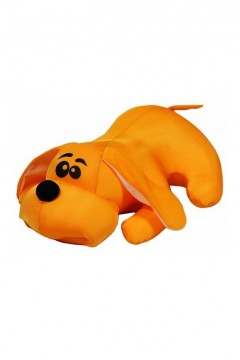 Антистрессовая игрушка &quot;Собака Джой&quot; большая (оранжевый)