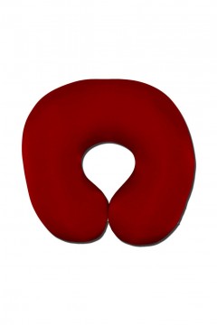 Антистрессовая подушка для шеи турист &quot;Дорожная&quot; Красный
