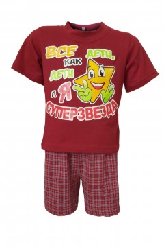 Пижама для мальчика FS 113d &quot;Суперзвезда&quot;