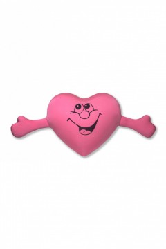 Антистрессовая подушка &quot;Сердце с руками&quot;(розовый)
