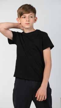 Фуфайка (футболка) для мальчика Бэйсик-2