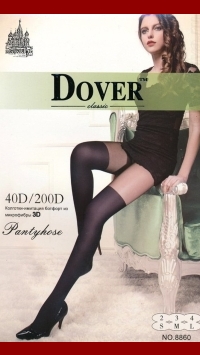 Колготки DOVER classic 40Den-200Den, арт.8860, р. S-M-L, цв. в ассортименте