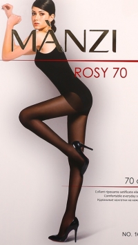 Колготки MANZI ROSY 70 Den, арт.16136 black, р.1-2S, 5-XL